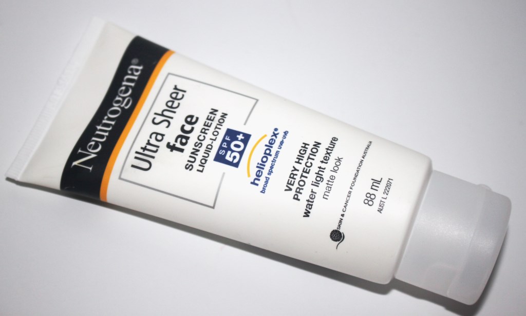 Detectable radiador Extremo REVIEW] Neutrogena Ultra Sheer Face Sunscreen SPF 50+ - CLAY+essence