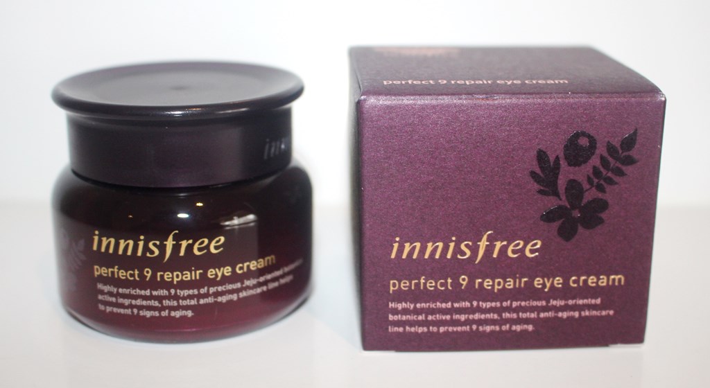 Innisfree Perfect 9 Repair Eye Cream Packaging