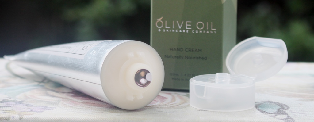 Olive Oil Skincare Company Naturally Nourished Hand Cream Packaging