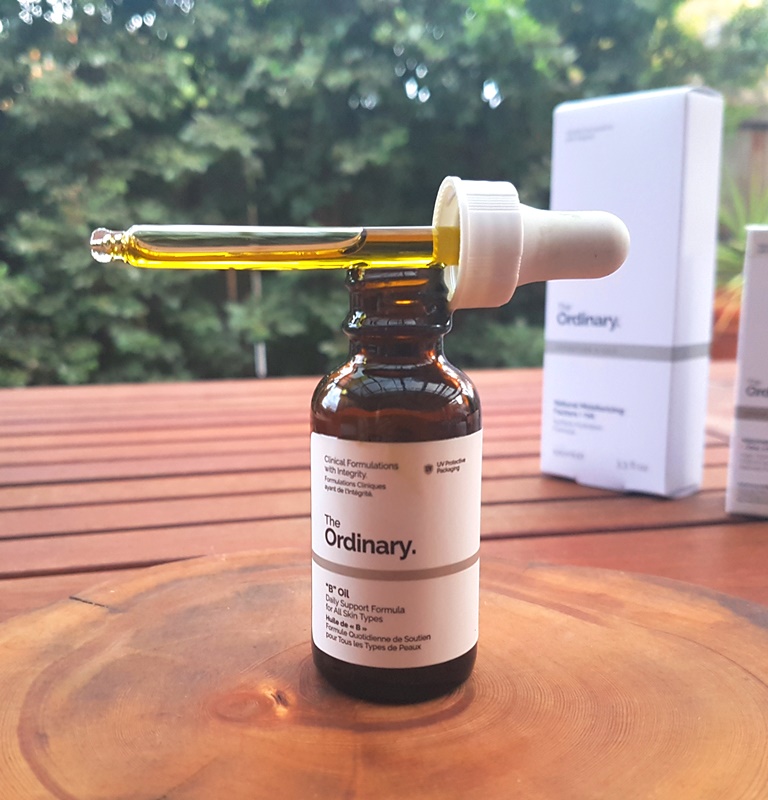 The Ordinary 'B' Oil Packaging