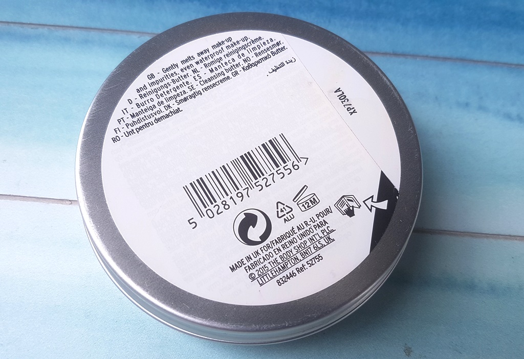 The Body Shop Camomile Sumptuous Cleansing Butter Expiry