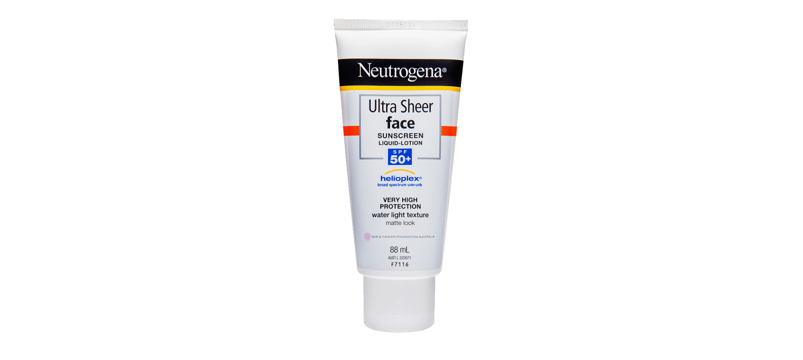 Neutrogena ultra sheer face sunscreen SPF 50+