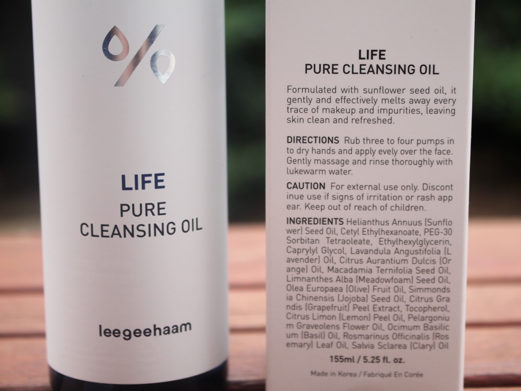 Dr. Ceuracle Life Pure Cleansing Oil Ingredients