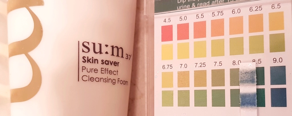 Su:m37° Skin Saver Pure Effect Cleansing Foam pH