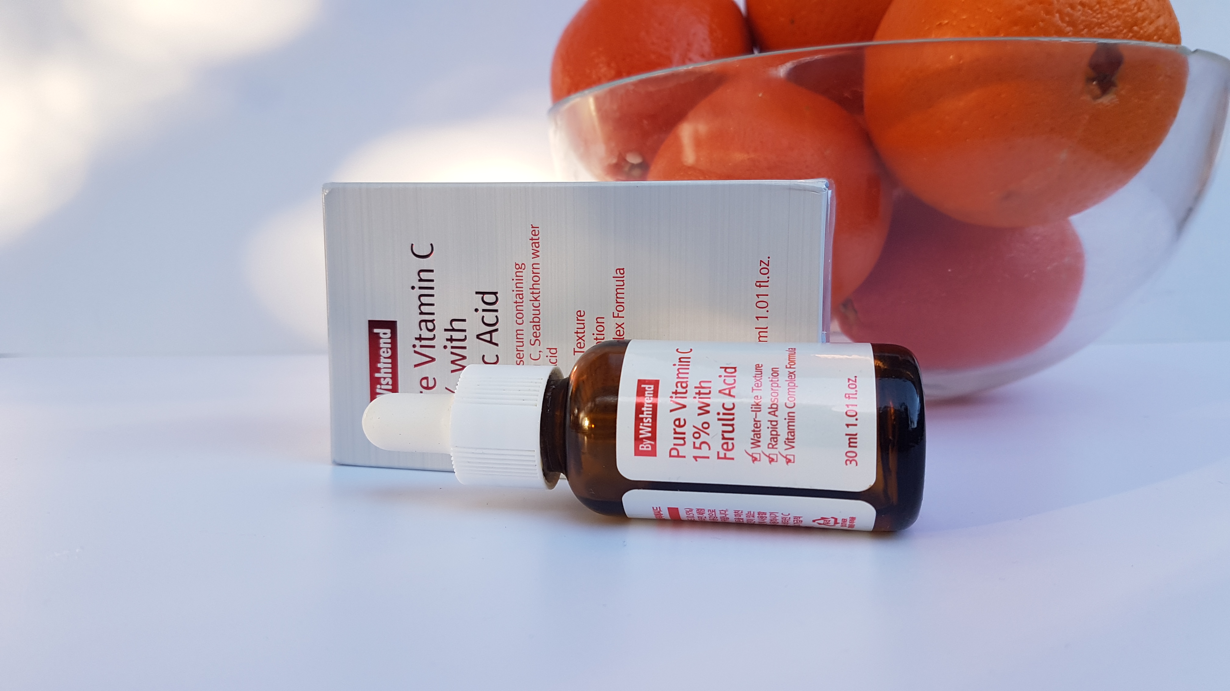 ByWishtrend Pure Vitamin C 15% with Ferulic Acid Ingredients